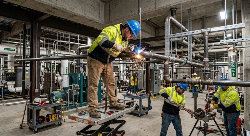 Commercial Gas Piping in Fredericksburg, VA