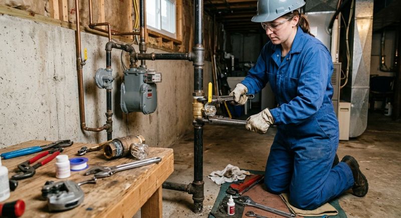 Gas Valve Replacement in Fredericksburg, VA