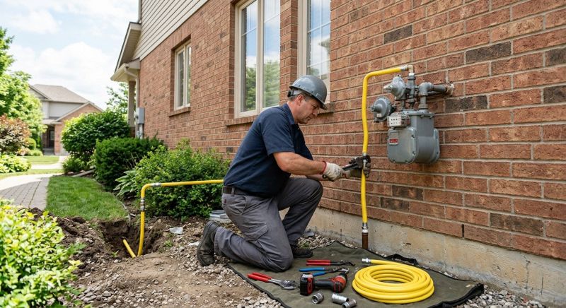 Natural Gas Line Installation in West Palm Beach, FL